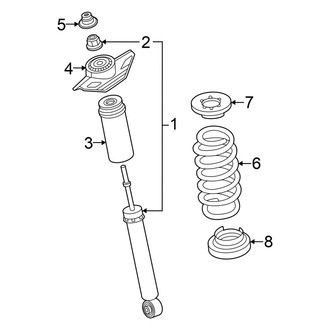 Nissan OE - Rear Suspension - Shocks & Components