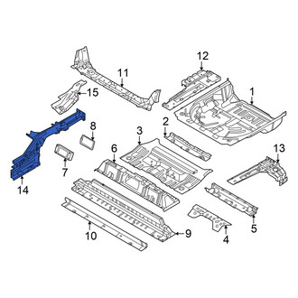 Nissan OE - Rear Left Floor Side Rail
