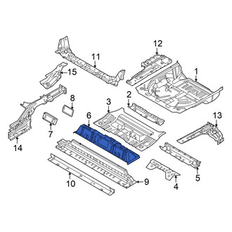 Nissan OE - Rear Center Floor Pan Crossmember