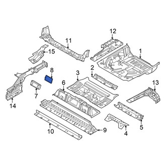 Nissan OE - Trunk Floor Access Cover Seal