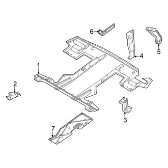 Nissan OE - Rear Body & Floor - Under Cover & Splash Shields