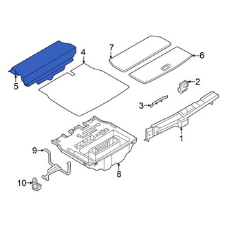 Nissan OE - Rear Floor Carpet