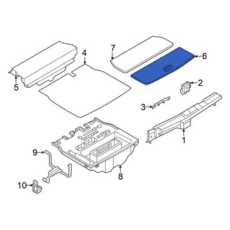 Nissan OE - Rear Floor Storage Compartment Lid