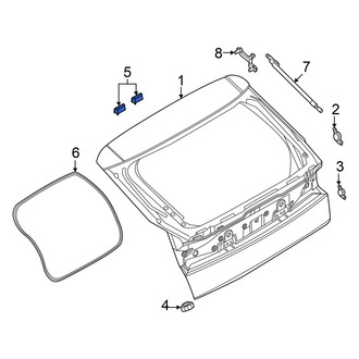 Nissan OE - Rear Liftgate Hinge