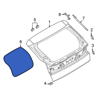 Nissan OE - Rear Hatch Seal