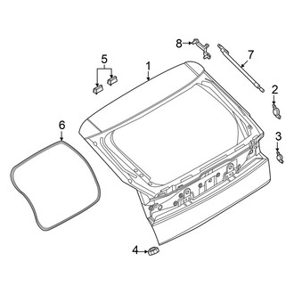 Nissan OE - Lift Gate - Gate & Hardware