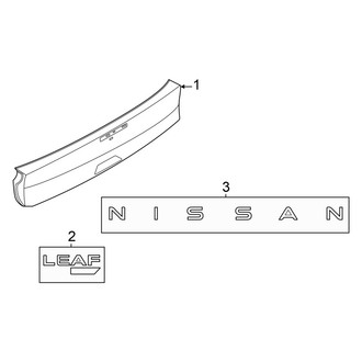 Nissan OE - Lift Gate - Exterior Trim (S+ / SV+)