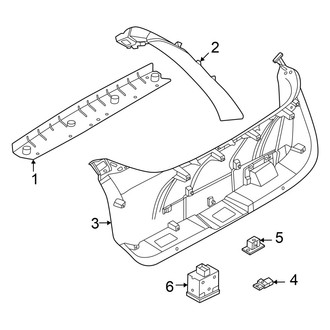 Nissan OE - Lift Gate - Interior Trim