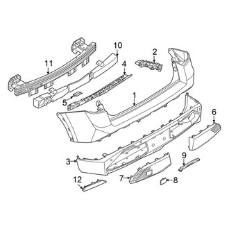 Nissan OE - Rear Bumper - Bumper & Components