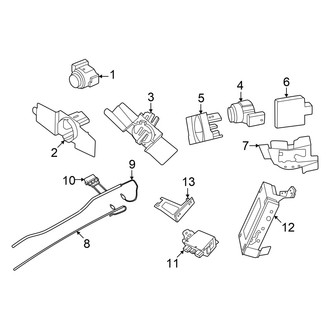 Nissan OE - Rear Bumper - Electrical Components