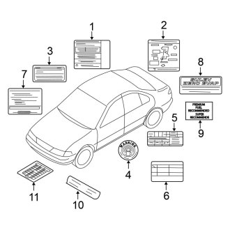 2002 Nissan Sentra OEM Exterior & Body Parts — CARiD.com