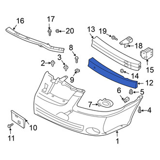 Nissan OE - Front Bumper Impact Absorber