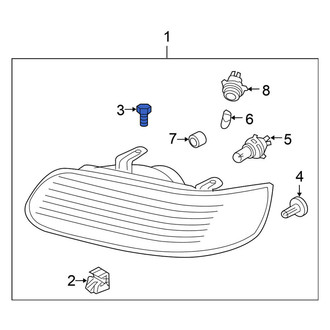 Nissan OE - Upper Door Interior Trim Panel Bolt