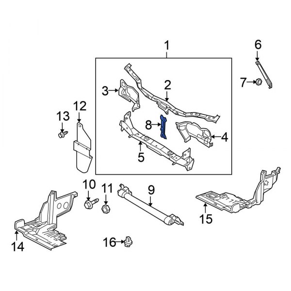 Hood Latch Support