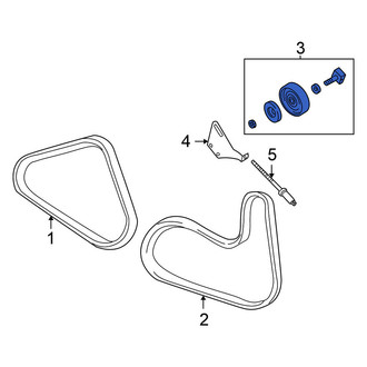 Nissan OE - Accessory Drive Belt Idler Pulley