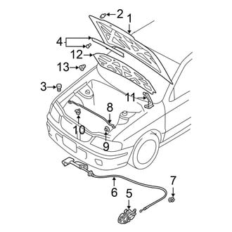 Nissan OE - Hood & Components