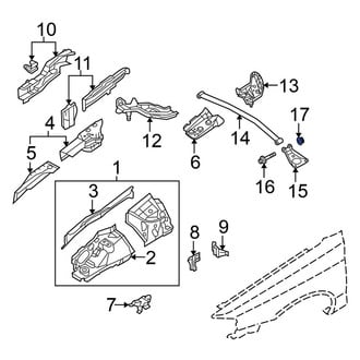 Nissan OE - Suspension Strut Tower Nut