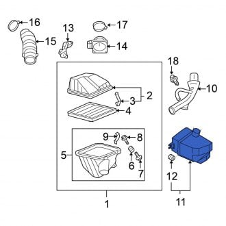 Nissan Sentra OEM Air Intake Parts | Filters, Manifolds — CARiD.com