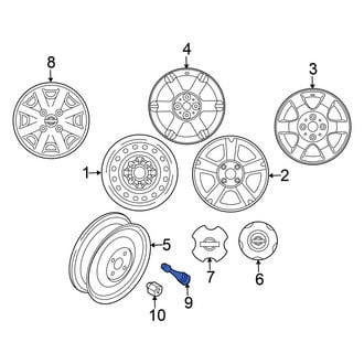 Nissan OE - Tire Valve Stem