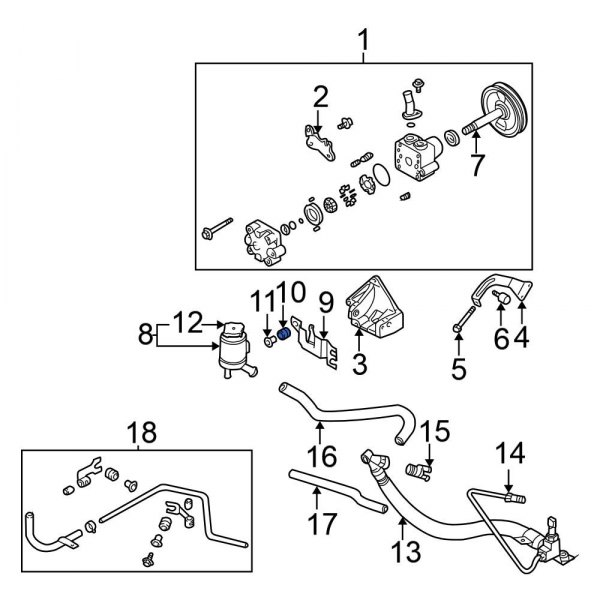 Power Steering Reservoir Grommet