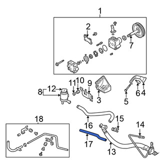 Nissan OE - Power Steering Return Hose