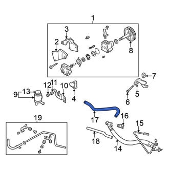 Nissan OE - Power Steering Return Hose