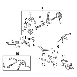 Nissan OE - Steering Gear & Linkage - Pump & Hoses
