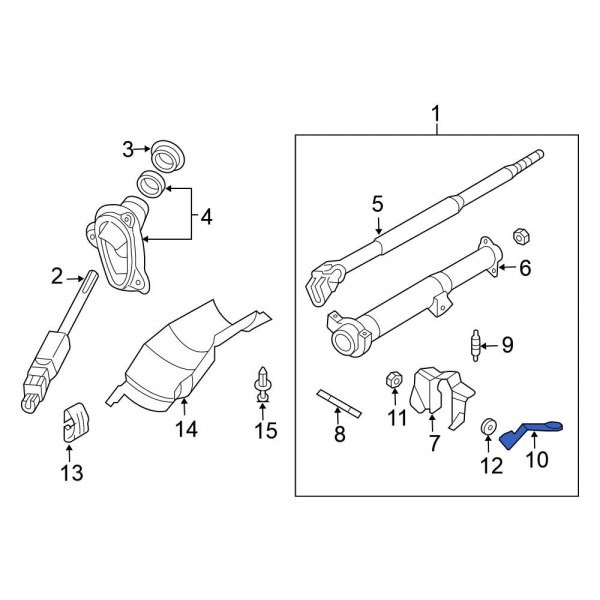 Steering Column Tilt Adjuster