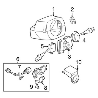 Nissan OE - Steering Column - Shroud, Switches & Levers