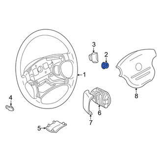 Nissan OE - Steering Wheel Nut
