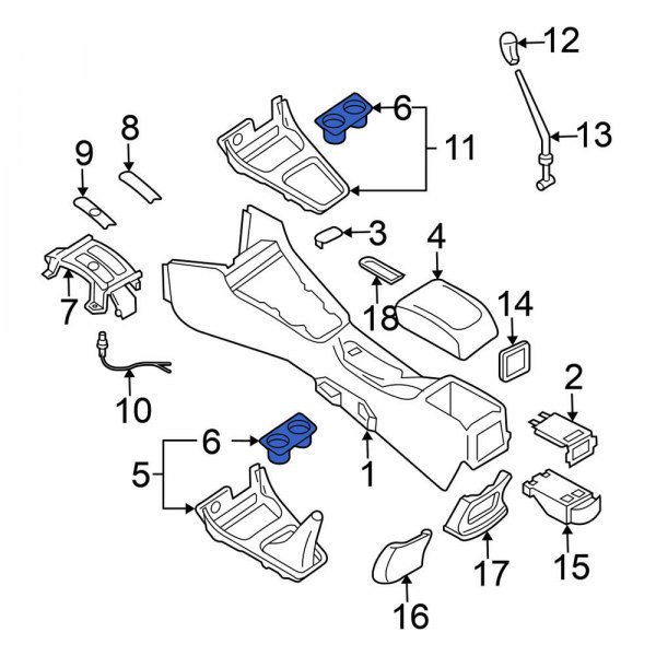 Console Cup Holder