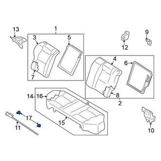 Nissan OE - Rear Lower Seat Frame Clip