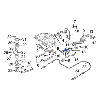 Nissan OE - Lower Fuel Tank Filler Neck