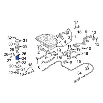Nissan OE - Fuel Pump Filter