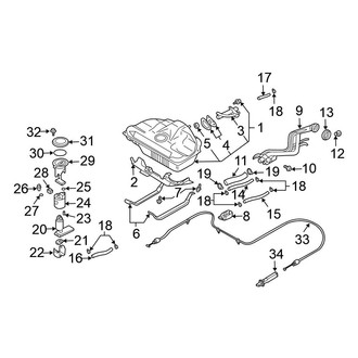 Nissan OE - Fuel System Components