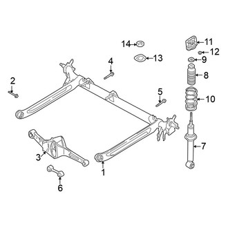Nissan OE - Rear Suspension - Suspension Components
