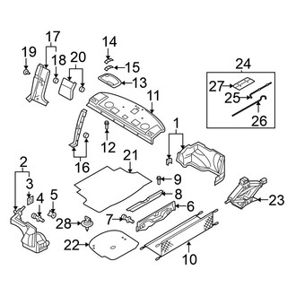 Nissan OE - Rear Body & Floor - Interior Trim