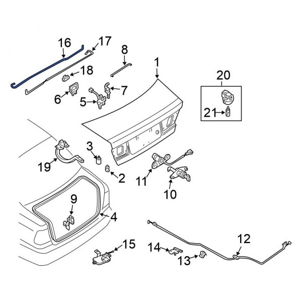 Trunk Torque Rod