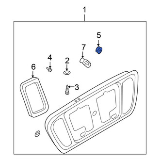 Nissan OE - Back Up Light Assembly Nut