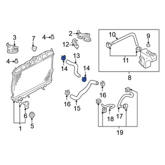 Nissan OE - Radiator Hose Clamp