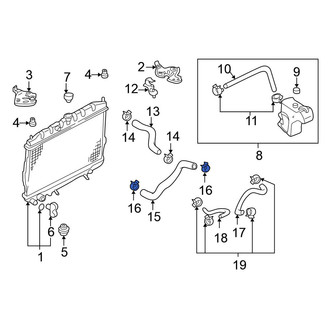 Nissan OE - Radiator Hose Clamp