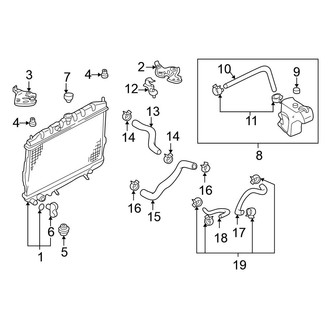 Nissan OE - Cooling - Radiator & Components (2.5L)