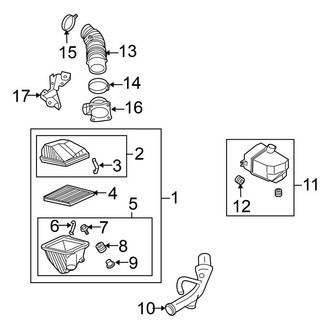 Nissan OE - Engine / Transaxle - Air Intake (2.5L)