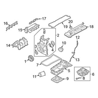 Nissan OE - Engine / Transaxle - Engine Parts (2.5L)