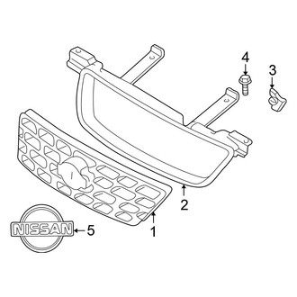 Nissan OE - Grille & Components (XE)