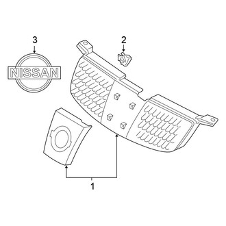 Nissan OE - Grille & Components (SE-R / SE-R Spec V)