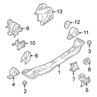 Nissan OE - Engine / Transaxle - Engine & Transmission Mounting (2.5L Standard Tr)