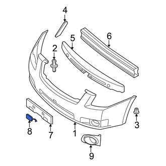 Nissan OE - Tow Hook Cover