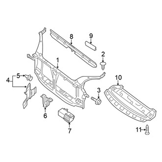 Nissan OE - Radiator Support - Splash Shields