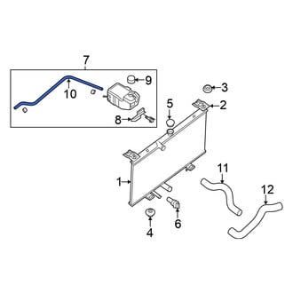 Nissan OE - Engine Coolant Reservoir Hose